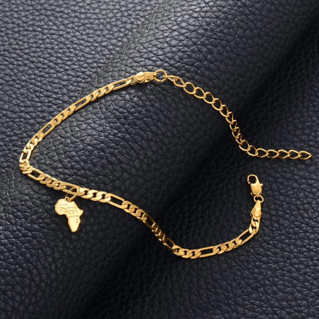 MINI Ancient Africa Anklet - 18K Gold Plated