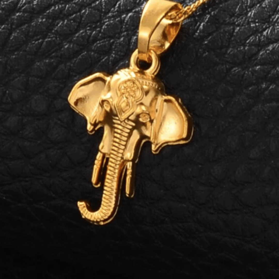 Royal Elephant Necklace - 18K Gold Plated