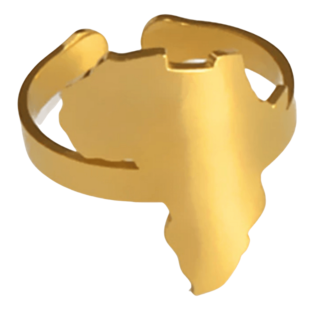 Adjustable Africa Ring - 18K Gold Plated