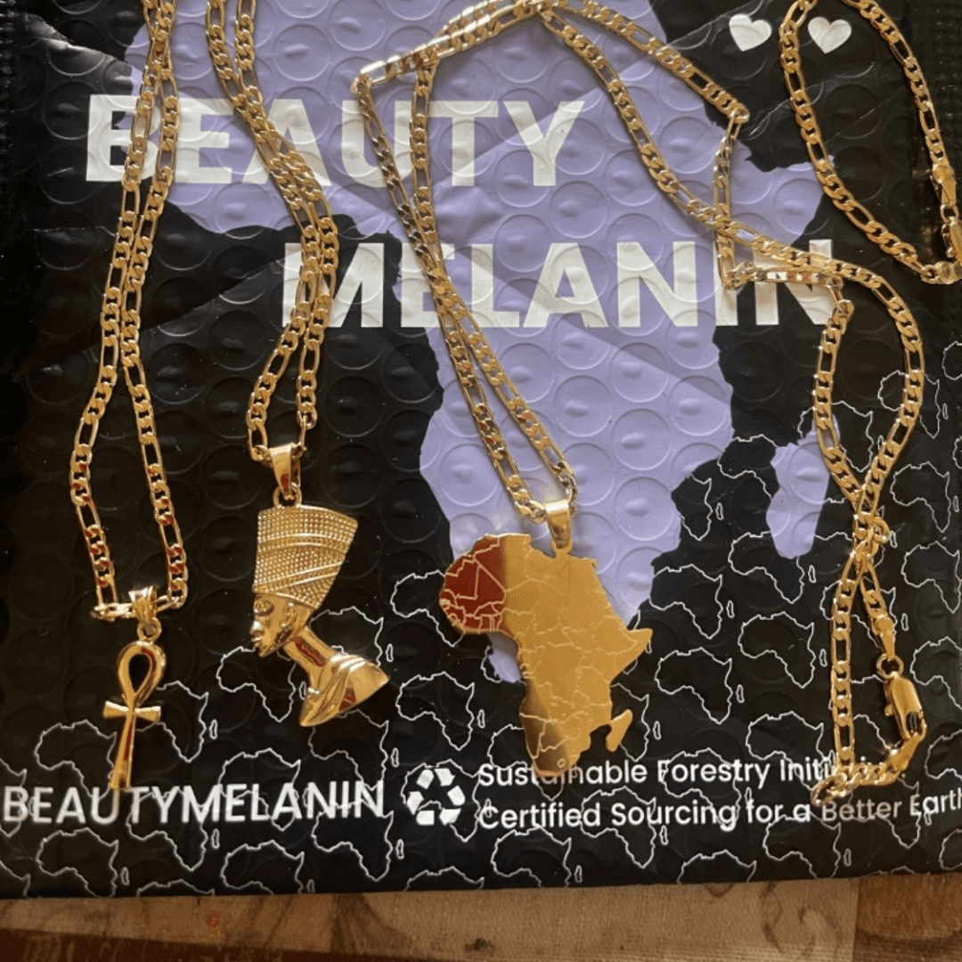 Necklace Bundle (3 pieces + Earrings) - 18K Gold Plated