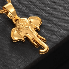 Royal Elephant Necklace - 18K Gold Plated