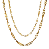 Premium Water Wave Chain - 18K Gold Plated