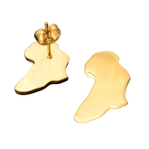 Africa Stud Earrings - 18K Gold Plated