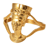 Queen Nefertiti Ring - 18K Gold Plated