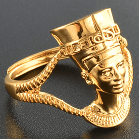 Queen Nefertiti Ring - 18K Gold Plated