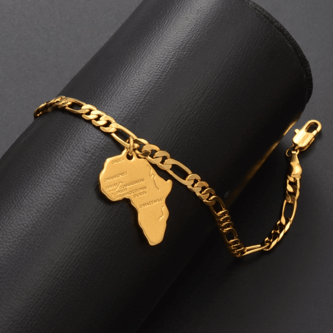 Ancient Africa Bracelet - 18K Gold Plated - Beauty Melanin