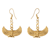 Goddess Isis Earrings - 18K Gold Plated - Beauty Melanin